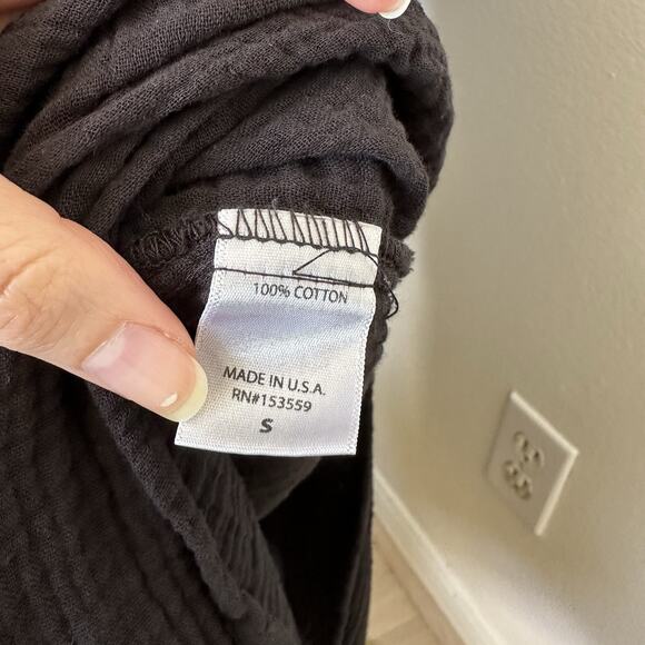 It Is Well Mandarin Gauze Dress Organic Cotton Made In California - Picture 13 of 16